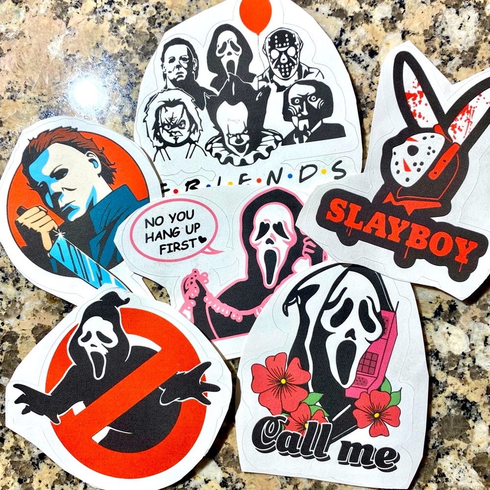 Halloween Horror Sticker Pack (6)